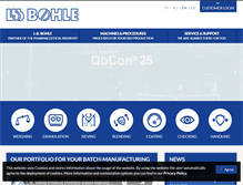 Tablet Screenshot of lbbohle.com